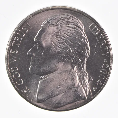 2004-P Jefferson Nickel Unc - Peace Medal