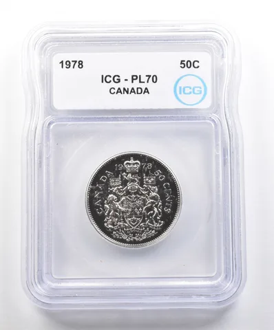 1978 Canada 50 Cents PL70 ICG *6183