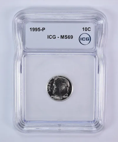 1995-P Roosevelt Dime MS69 ICG