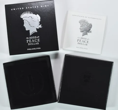 OGP 2023 Peace Silver Dollar - Philadelphia BOX & COA - NO COIN