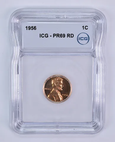 1956 Lincoln Wheat Cent PR69 RD ICG