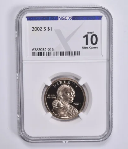 2002-S Sacagawea $1 Proof 10 UCAM NGC X NGCX