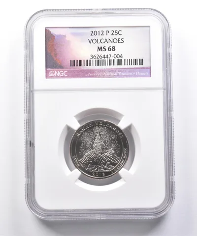2012-P Washington Quarter Volcanoes MS68 NGC a7320