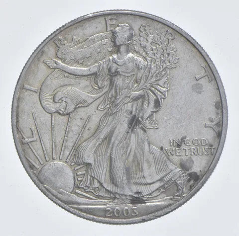 Better Date 2003 American Silver Eagle 1 Troy Oz .999 Fine Silver *456