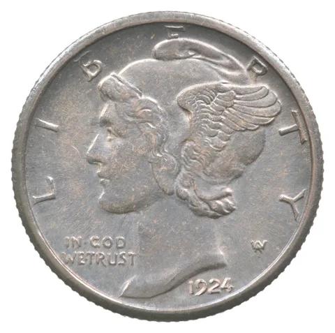 1924-S Mercury Dime *8329