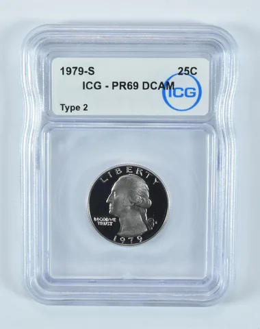1979-S Washington Quarter Type 2 PR69 DCAM ICG