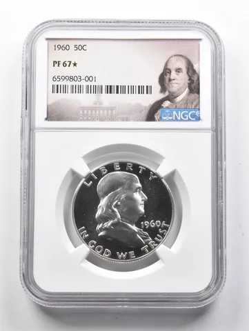 PF67* STAR 1960 Franklin Half Dollar NGC a1500