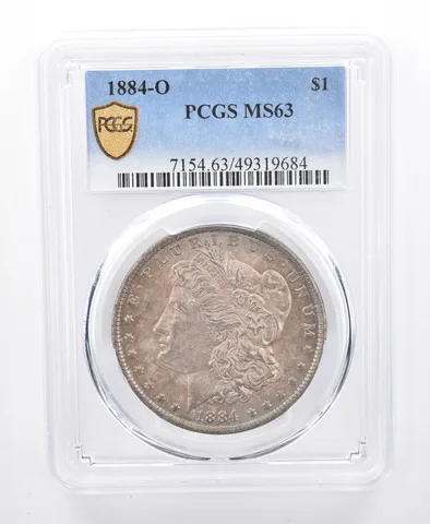1884-O Morgan Silver Dollar MS63 PCGS Beautiful Tone *8708