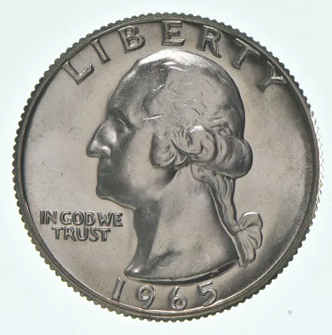1965 Washington Quarter SMS