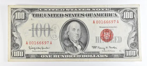 1966 $100 United States Note Red Seal *1578