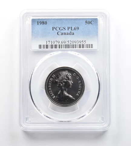 1980 Canada 50 Cents PL69 PCGS *9205