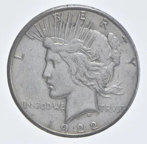 Better - 1922-S Peace Silver Dollar - 90% US Coin *697