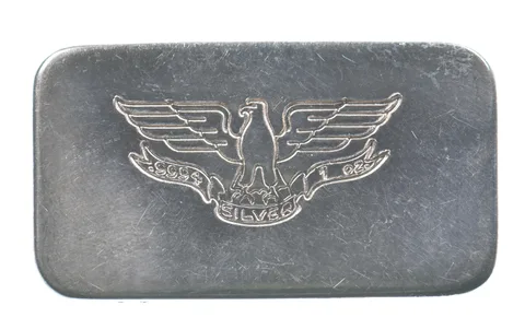 Rare Vintage WH Foster 1 oz Silver Bar Type 2 *0760