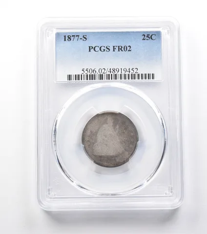 1877-S Seated Liberty Quarter FR02 PCGS Lowball *9955