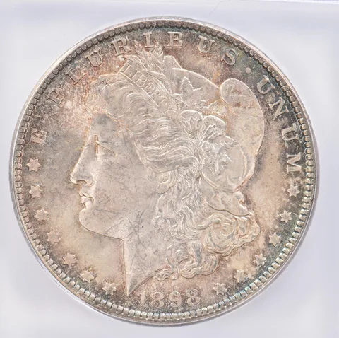 1898-O Morgan Silver Dollar MS65 ICG Beautiful Tone *0835