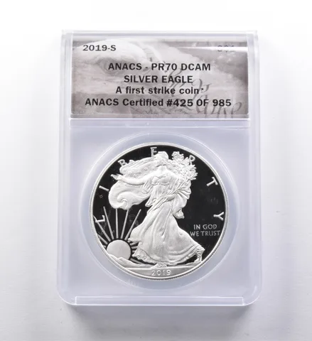 PR70 DCAM 2019-S American Silver Eagle FS ANACS *3018