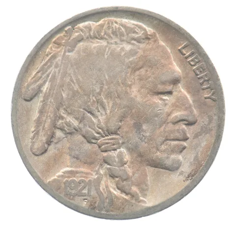 1921-S Indian Head Buffalo Nickel a0344