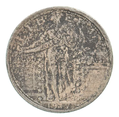 1917-D Standing Liberty Quarter Beautiful Tone *5140