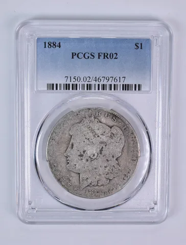 1884 Morgan Silver Dollar FR02 PCGS Lowball