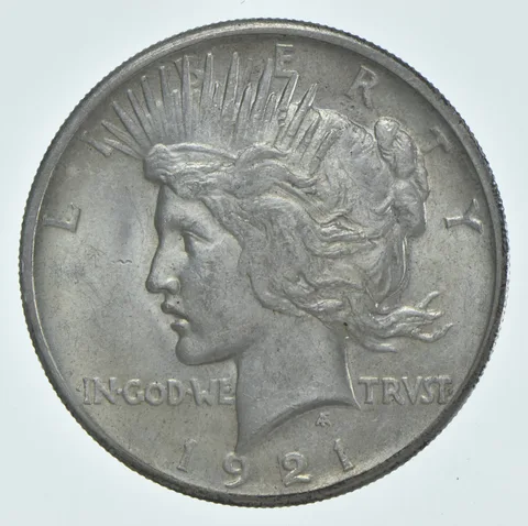 1921 Peace Silver Dollar High Relief a8175