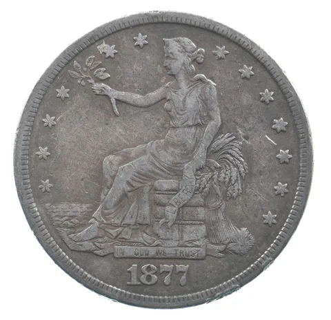 1877-S Seated Liberty Trade Dollar *4385