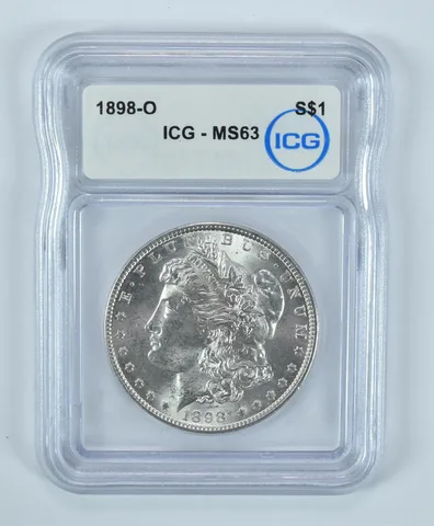 1898-O Morgan Silver Dollar MS63 ICG