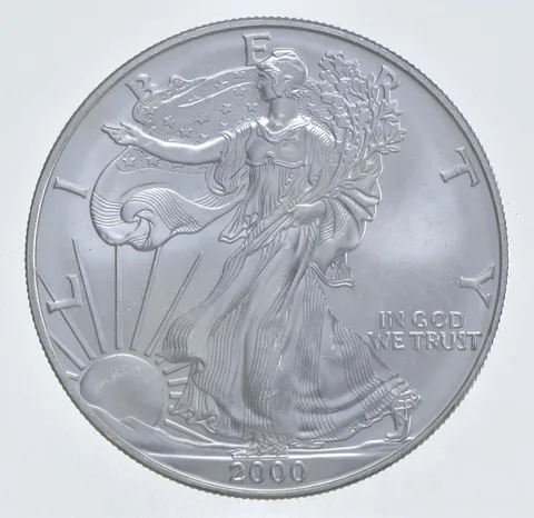 Better Date 2000 American Silver Eagle 1 Troy Oz .999 Fine Silver *360