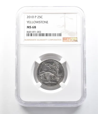 2010-P Washington Quarter ATB Yellowstone MS68 NGC *9633