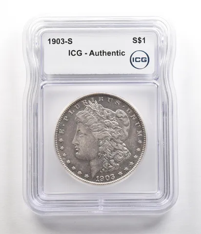 1903-S Morgan Silver Dollar Authentic ICG a5522