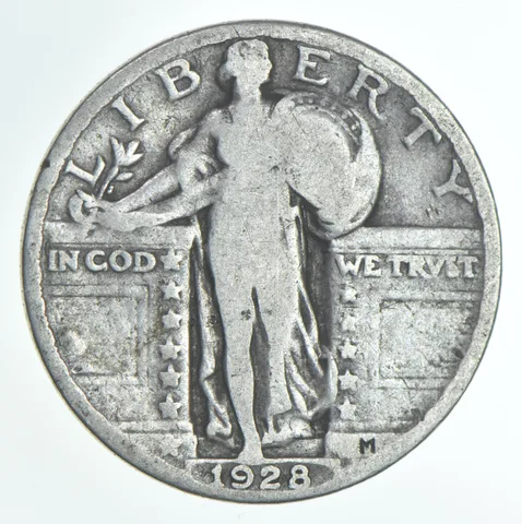 1928 (P) Standing Liberty Quarter AC Average Circ (1 coin)