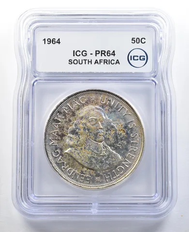1964 South Africa 50 Cents PR64 ICG *3284