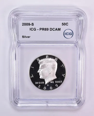 2009-S Kennedy Half Dollar Silver PR69 DCAM ICG