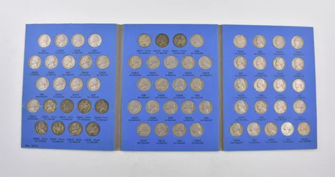 1938-1961- Jefferson Nickels Set US Coin Collection Complete w/Silver