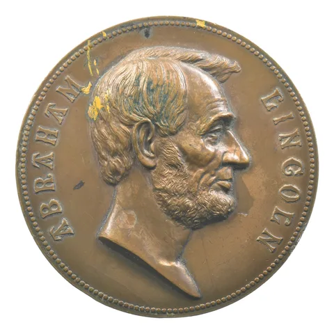 Treasury U.S. Mint Bronze Abraham Lincoln Inauguration Medal 3 Inches *4643