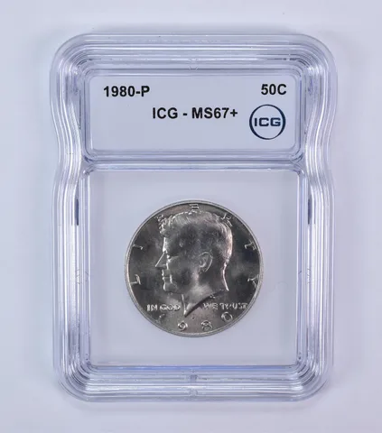 1980-P Kennedy Half Dollar MS67+ ICG
