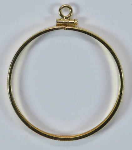 14kt Gold Coin Bezel $20 Liberty Saint Gaudens 34.3mm 2.7g *9501