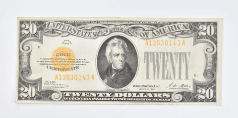 1928 $20 United States Gold Certificate a8048