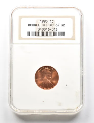 MS67 RD 1995 Lincoln Memorial Cent DBL DIE NGC Crack? *0520