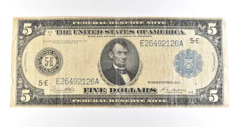 1914 $5 Richmond VA FRN Large Note Blue Seal *2705