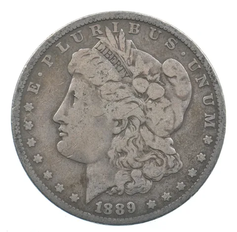 Early - 1889 Morgan Silver Dollar - 90% US Coin *026
