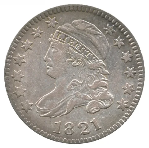 1821 Capped Bust Dime JR1 *8233