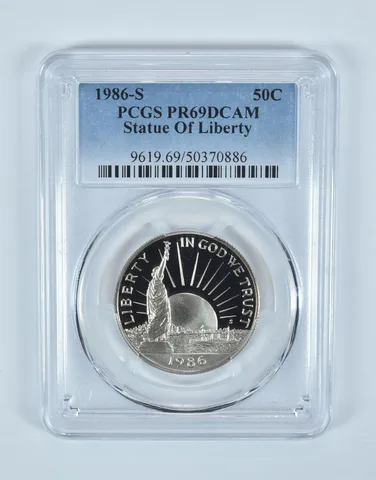 1986-S Statue Of Liberty Commemorative Half Dollar PR69 DCAM PCGS