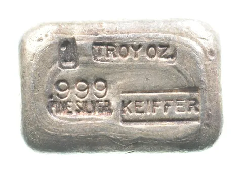 1 Troy Oz Silver Bar Keiffer *0756
