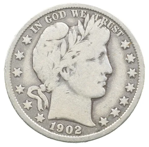 1902 Barber Half Dollar a8883