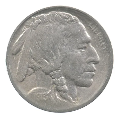 1913-S Indian Head Buffalo Nickel Type 1 *6999