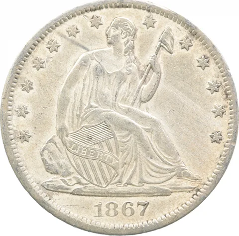 1867-S Seated Liberty Half Dollar *2280