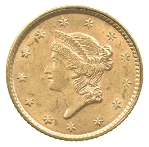 1853 $1 Liberty Head Gold Dollar *2225