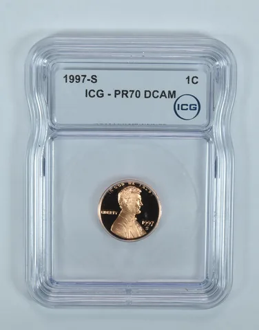 1997-S Lincoln Memorial Cent PR70 DCAM ICG