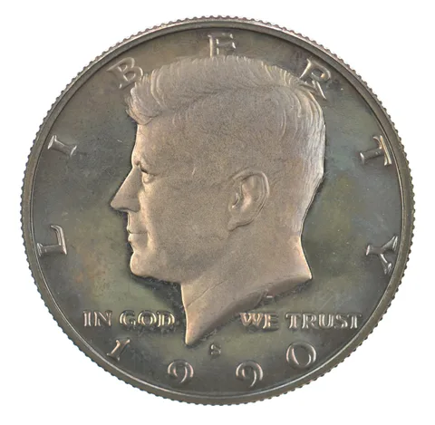 1990-S Kennedy Half Dollar Beautiful Tone *3099