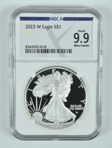 2023-W American Silver Eagle Proof 9.9 UCAM NGC X NGCX